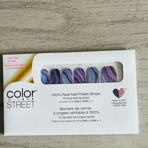 Color Street Ultraviolet Agate~ Long Lasting Nail Polish Strips RETIRED 💜